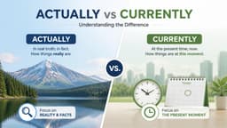 Actually vs. Currently: El falso amigo que te confunde en el trabajo